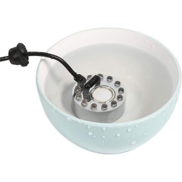 12 LED Mist Maker, 24V Color Changing Mister Fogger Water Fountain Fog Machine - Picture 1 of 8